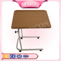 BDCB24 Hot Selling Fixed Type Mesa de madeira sobre cama Table de cama de hospital